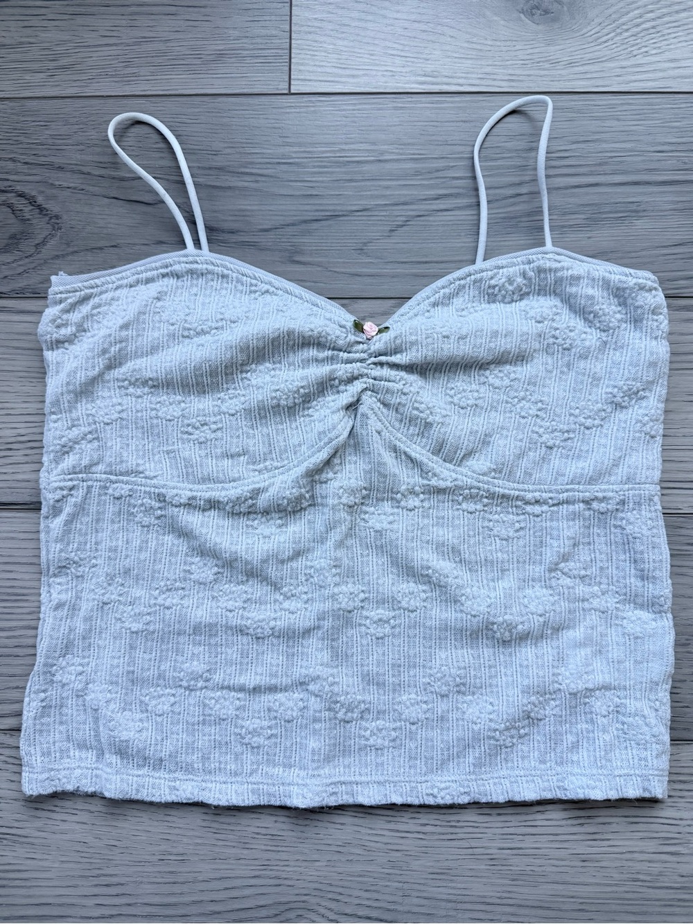 American Eagle cinched lace tank top size medium